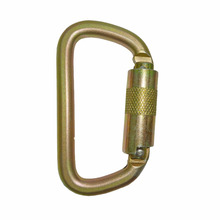 2308TL Stahl klein D Rettungssicherheit Karabiner